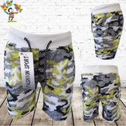 S&C Camouflage short geel 110/116