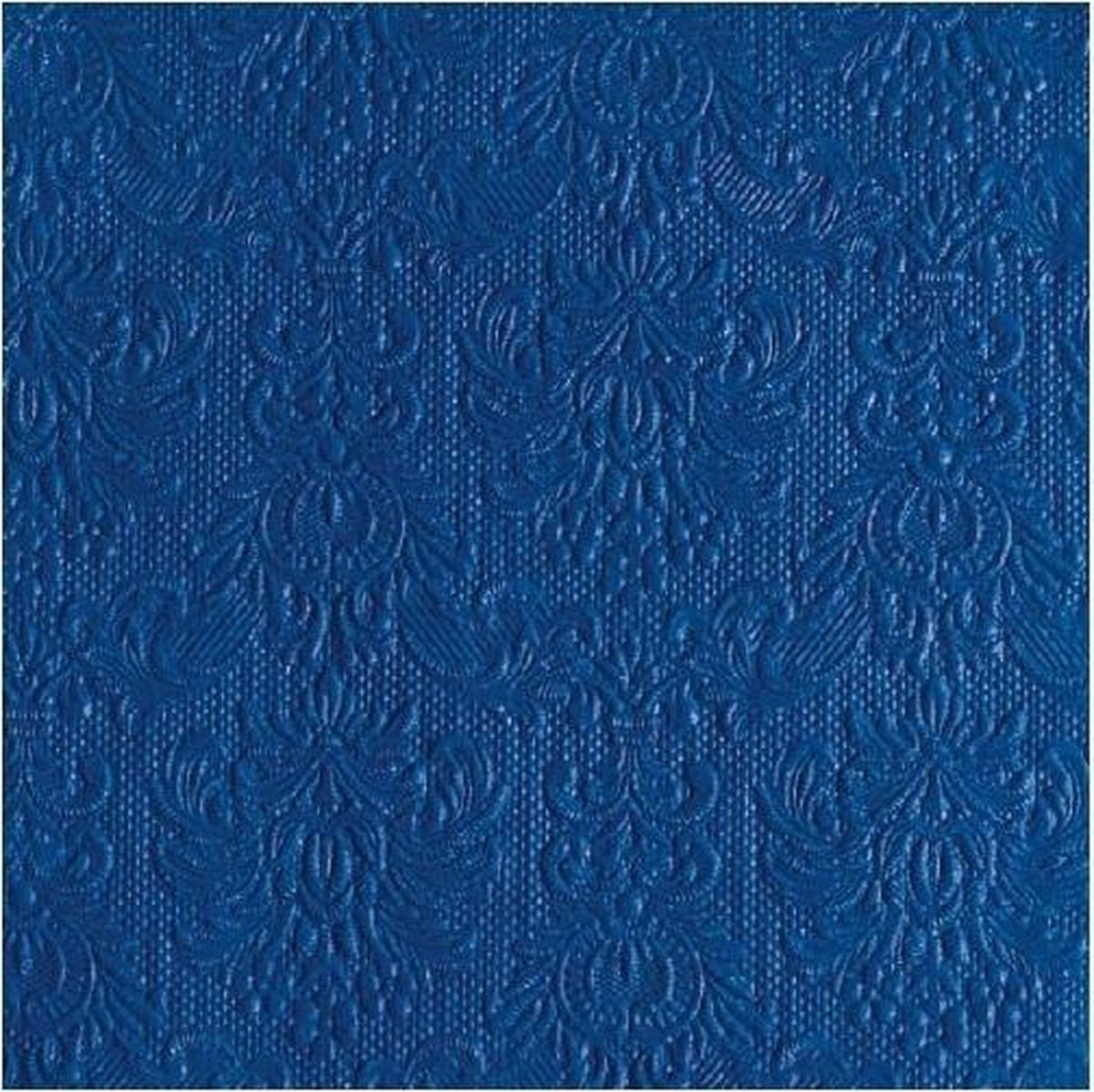 30x Servetten blauw barok stijl 3-laags - elegance - barok patroon - Feest artikelen - feest decoraties