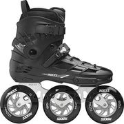 ROCES Inlineskates Unisex EGO TIF 3x110 - Zwart/Zilver 43