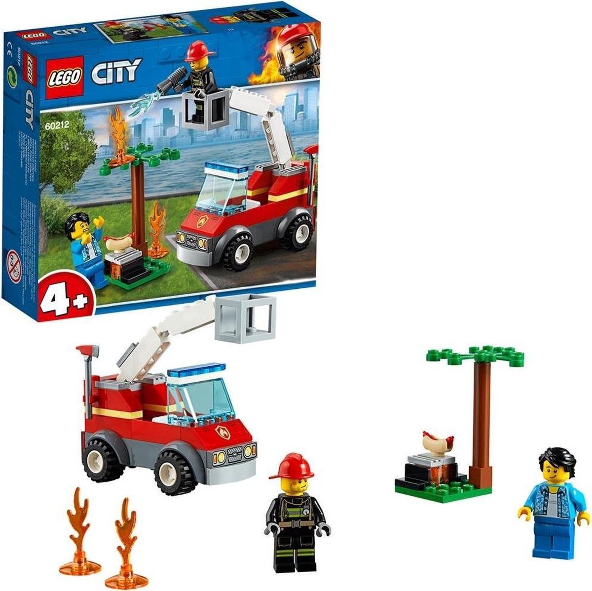 Lego City 60212 Barbecuebrand Blussen