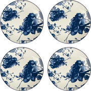 Bord ø20cm Out of the Blue Pioen - set 4 stuks