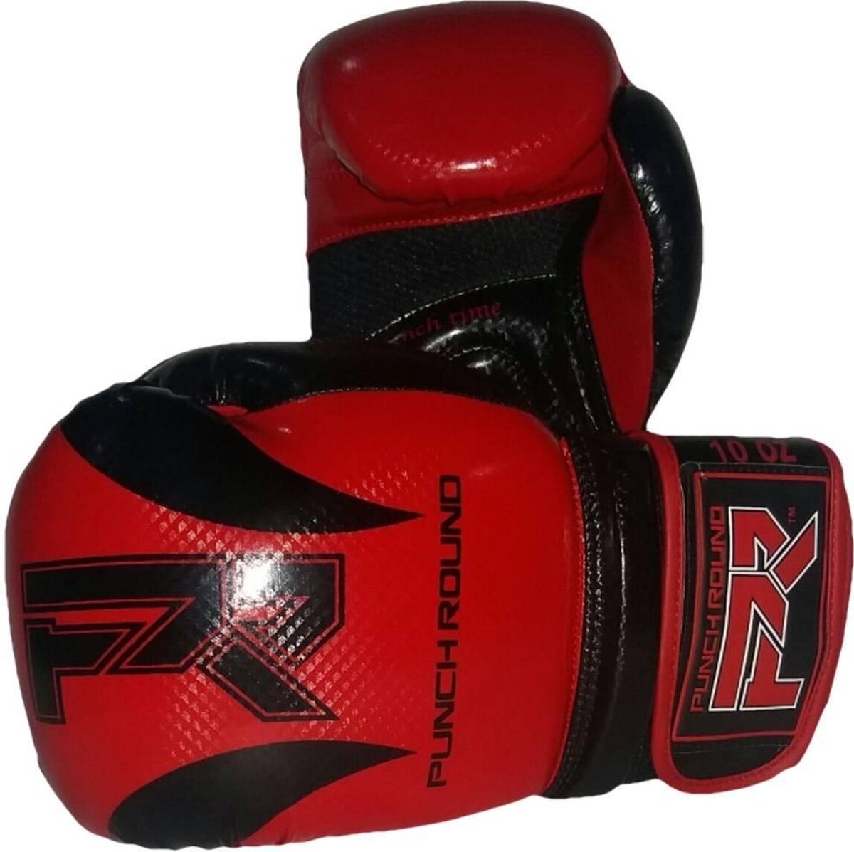 Punch Round Bokshandschoenen SLAM SDX Rood Zwart 14 OZ Bokshandschoenen