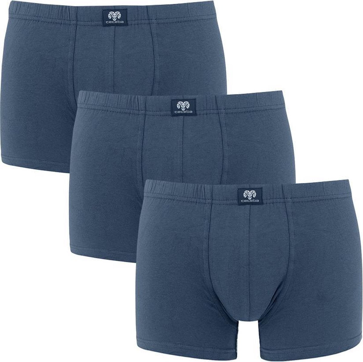 CECEBA 3P basic boxers blauw - XXL