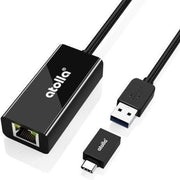 NÖRDIC Atolla A2 Nintendo Switch naar ethernet Giga netwerkadapter - Zwart