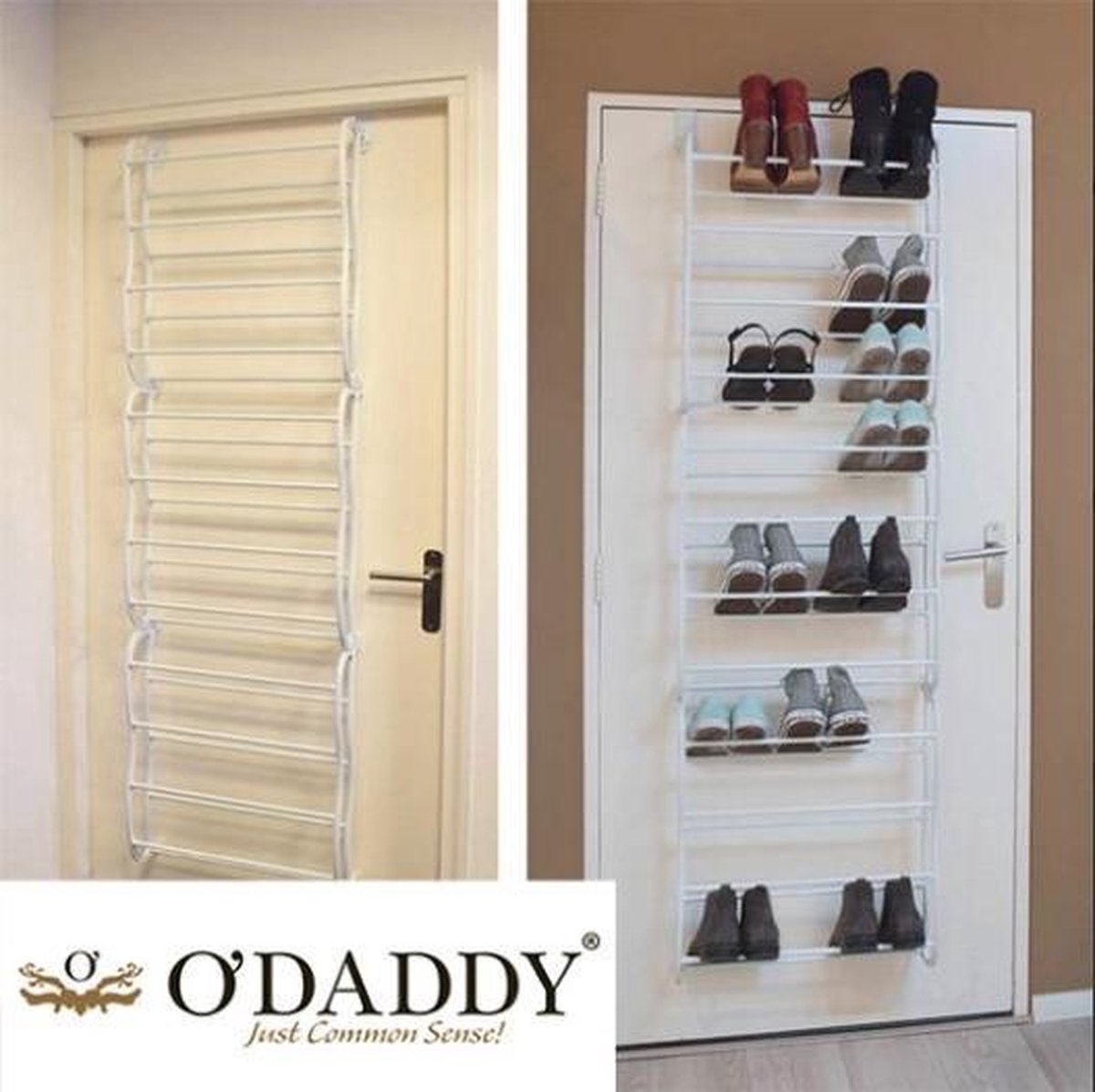 Schoenenrek - O'Daddy - Handig - Opbergen - Wit