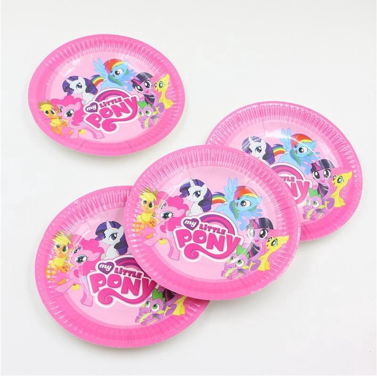 My Little pony verjaardags borden 10 stuks