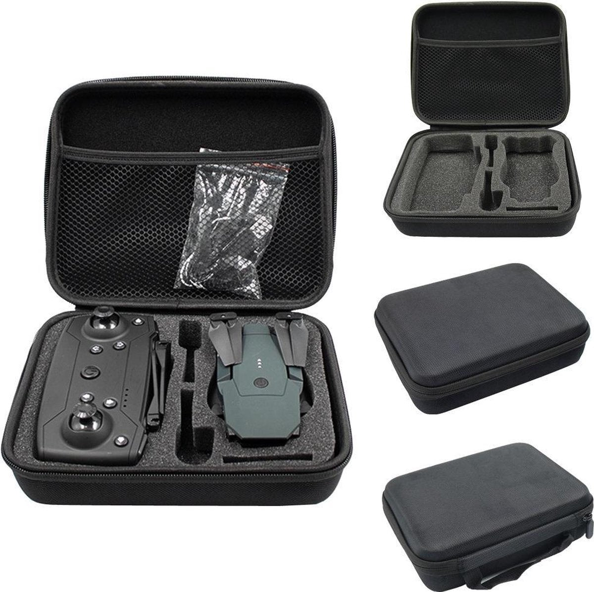Opbergdoos / koffer voor Eachine E58 en S168 drone - Zwart