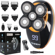 Qzen - 4 in 1 scheerapparaat - Tondeuse - Baardtrimmer - Haartrimmer - Neustrimmer - Draadloos - Mannen en Vrouwen