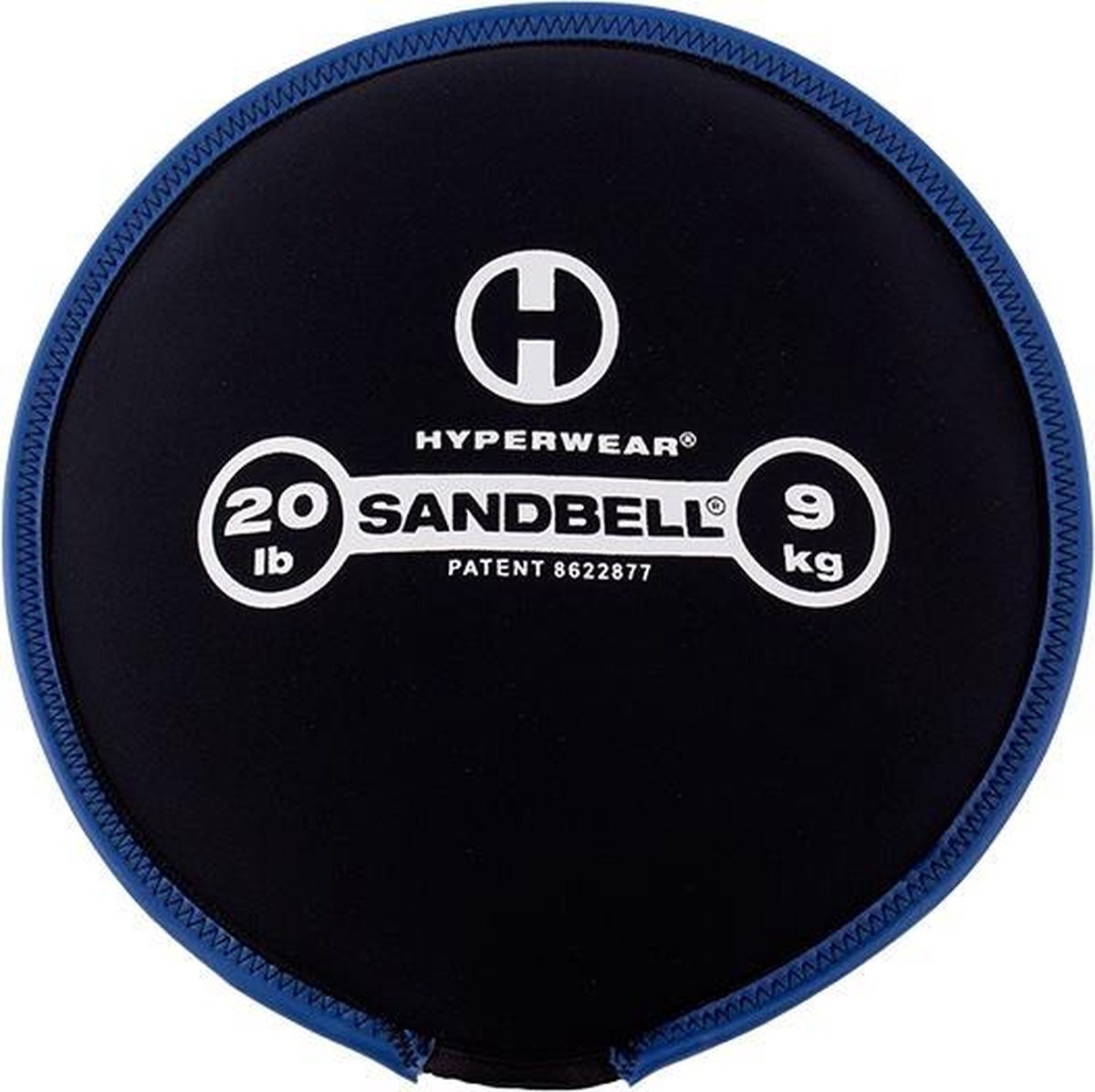 Hyperwear SandBell 9 kg (20 lbs) - blauw