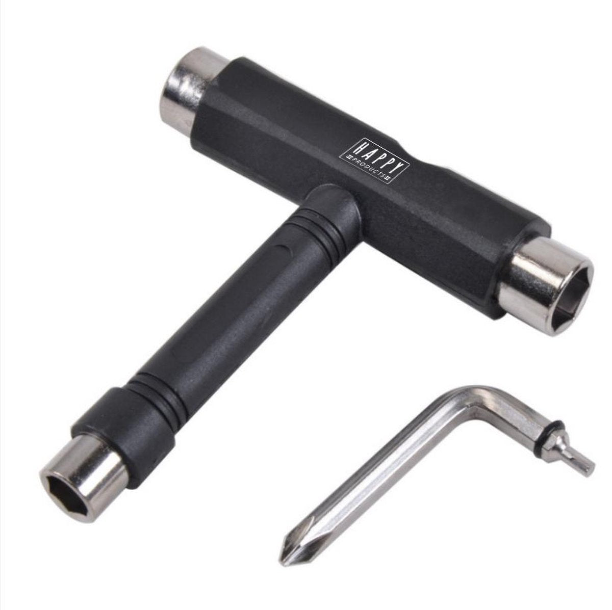 Happy products Skate tool - T-tool - Zwart - Geschikt voor alle skateboards