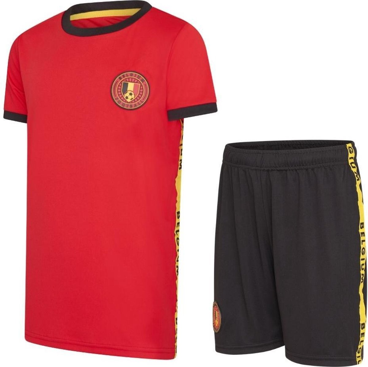 België jongens voetbaltenue 21/22 - België tenue - jongens België tenue -  kids voetbaltenue - België shirt en broekje - maat 164
