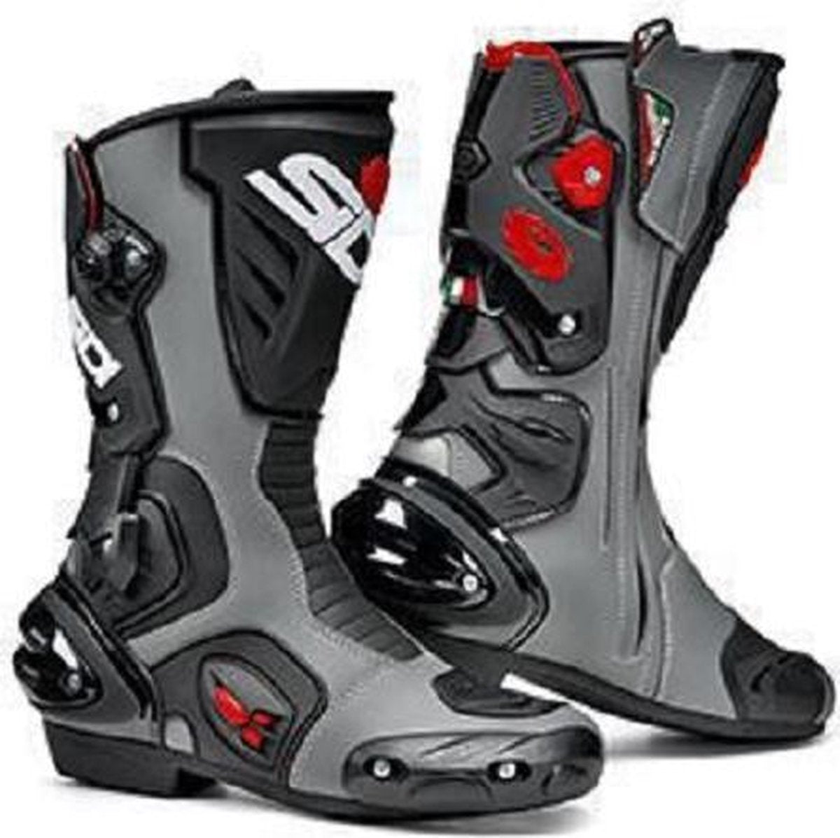 Sidi Vertigo 2 Grey Black Motorcycle Boots 48