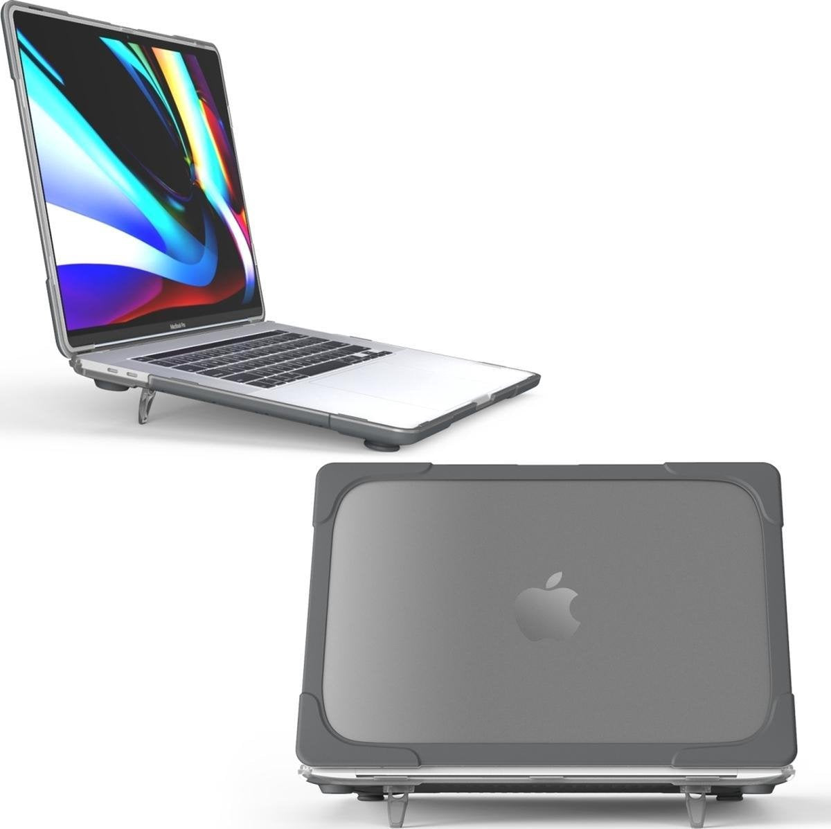 Mobigear Shockproof Case voor de MacBook Pro 16 inch A2141 - Zwart