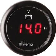 WEMA AANWIJS INSTR. ZWART VOLT LED