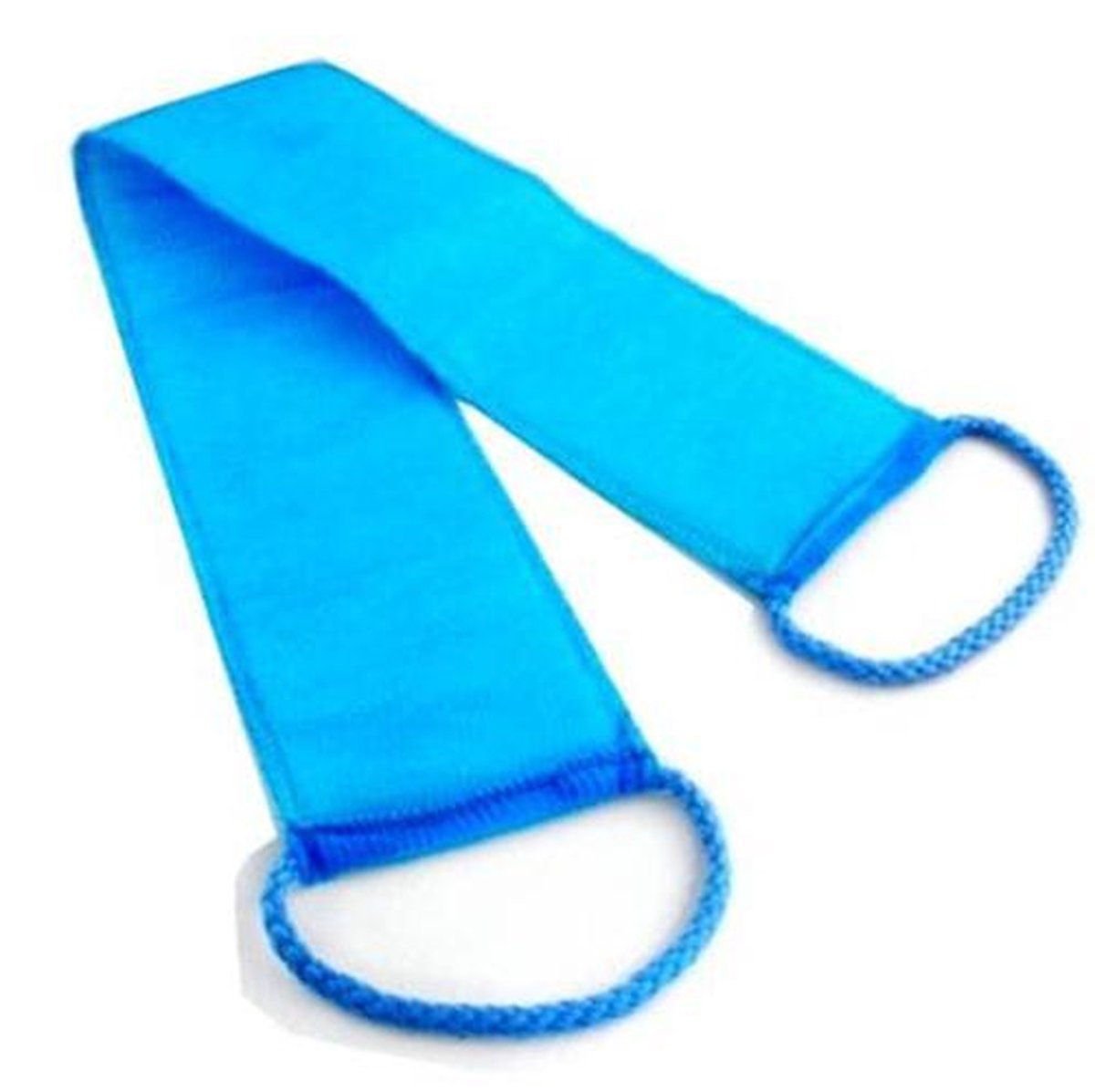 Soofah Scrub - Rug Scrubbel - Lichaamsborstel - Wasborstel - Doucheborstel - Scrubborstel - 9 x 63 cm - Blauw