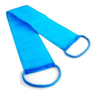 Soofah Scrub - Rug Scrubbel - Lichaamsborstel - Wasborstel - Doucheborstel - Scrubborstel - 9 x 63 cm - Blauw