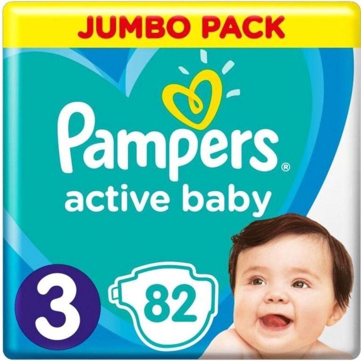 Pampers Active Baby 82 Luiers - Maat 3