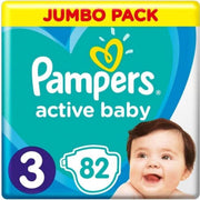 Pampers Active Baby 82 Luiers - Maat 3