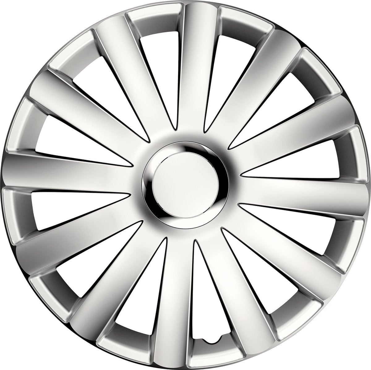 Carpoint Wieldoppen Spyder Pro 14 Inch Abs Wit Set Van 4