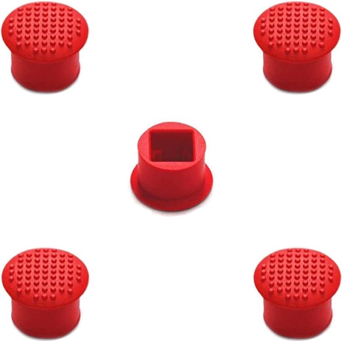 MMOBIEL 5 Stuk Rubber TrackPoint CapsToetsenboard Muis Rood Laptop Pointer
