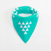 JillyBee - Slab - Slabbetje - Slabber - Bandana - Driehoek - Groen - Wit