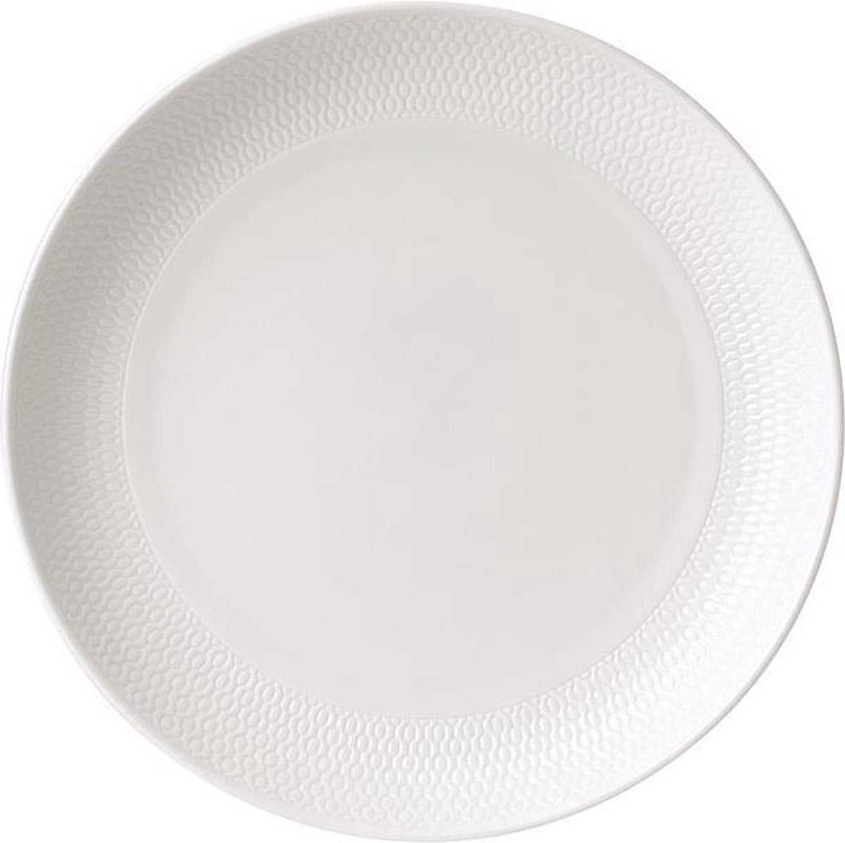 Wedgwood - Gio Diep Bord - 23cm - Wit