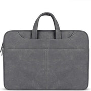 Mobigear Zand Leather Laptop Sleeve / Tas 15.6 inch Donker Grijs