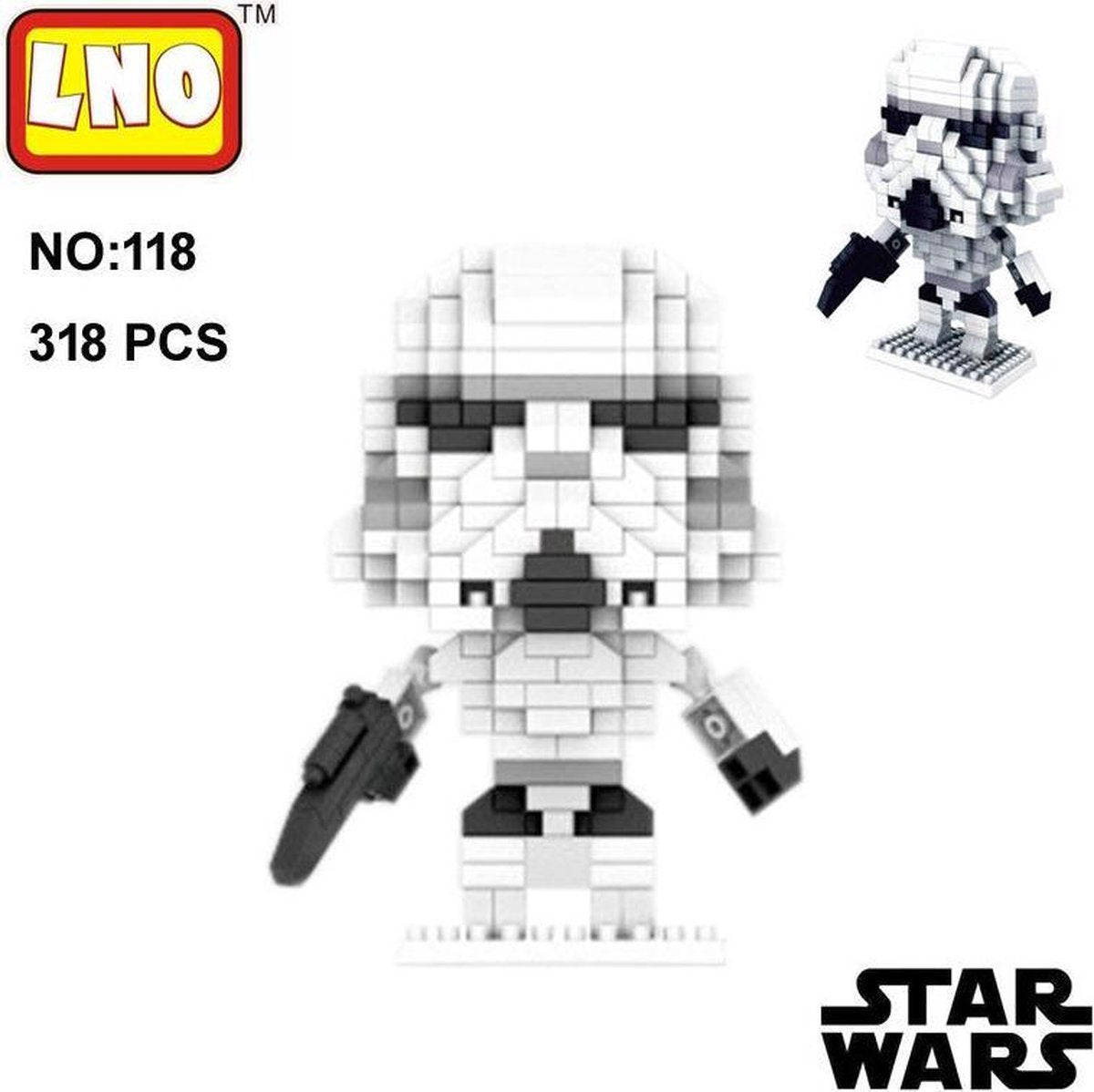 Nanoblocks Stormtrooper (klein) Star Wars.