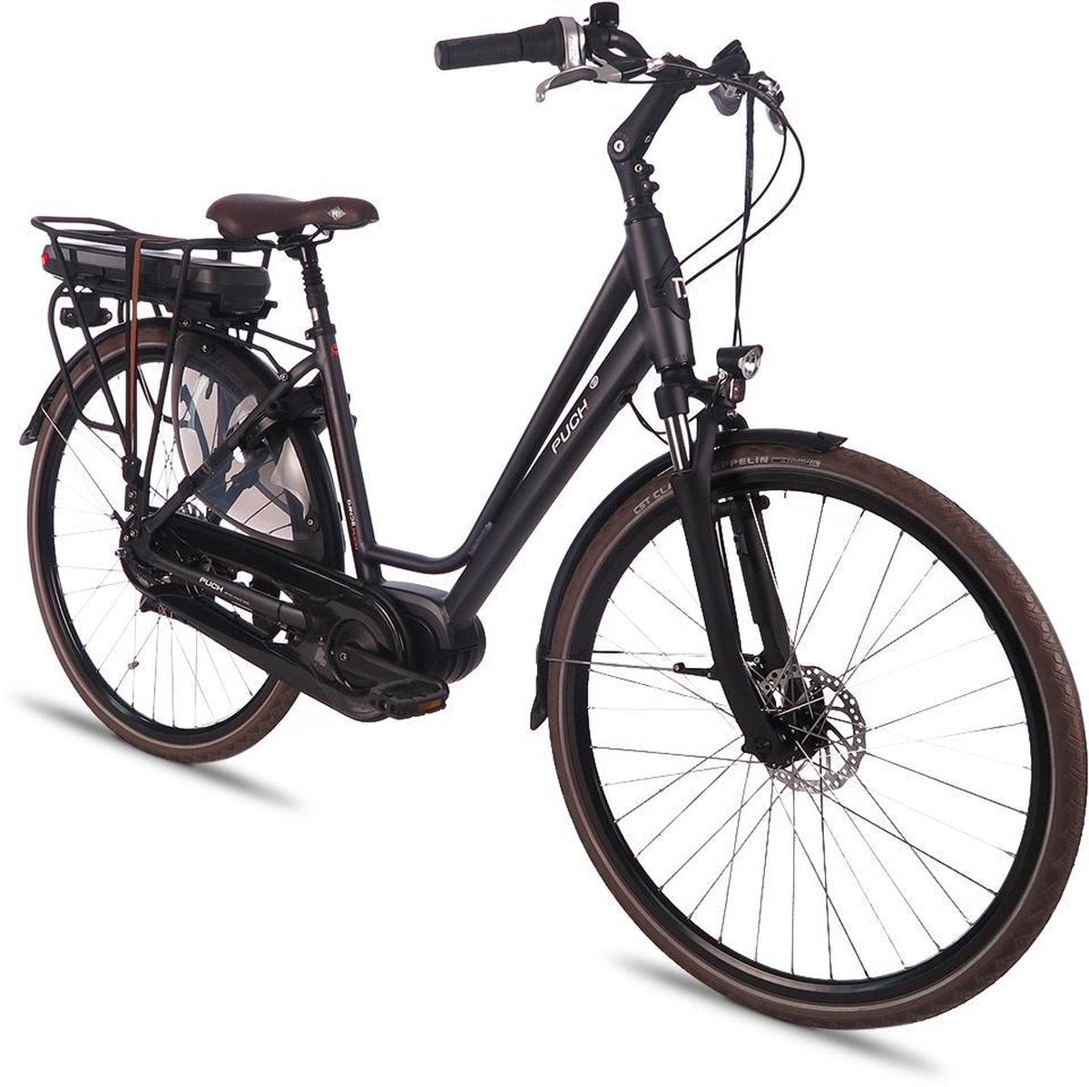 Puch E-Dance S - Elektrische fiets | Dames 53 cm | Antraciet