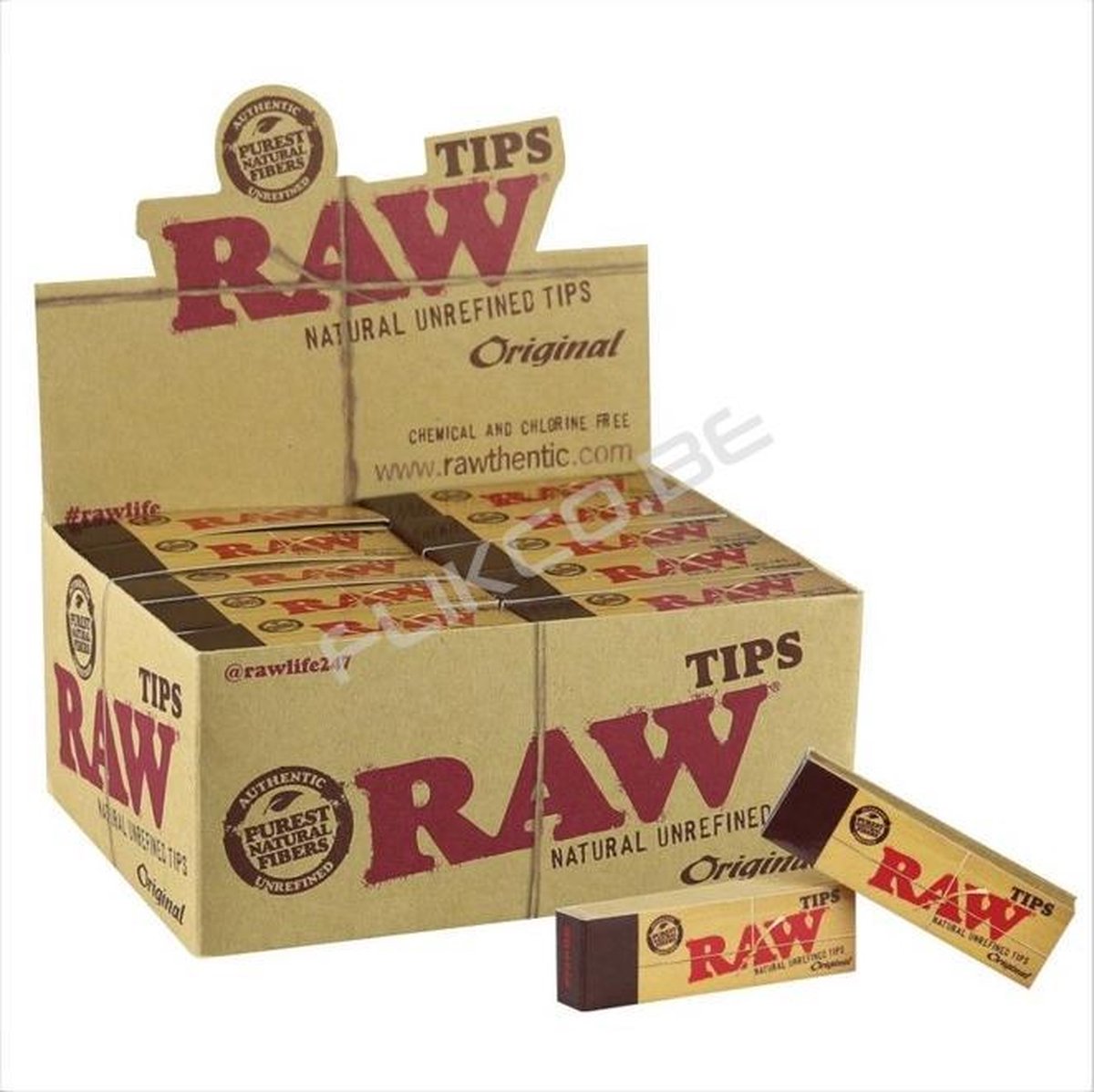 Raw filter tips 50 per box