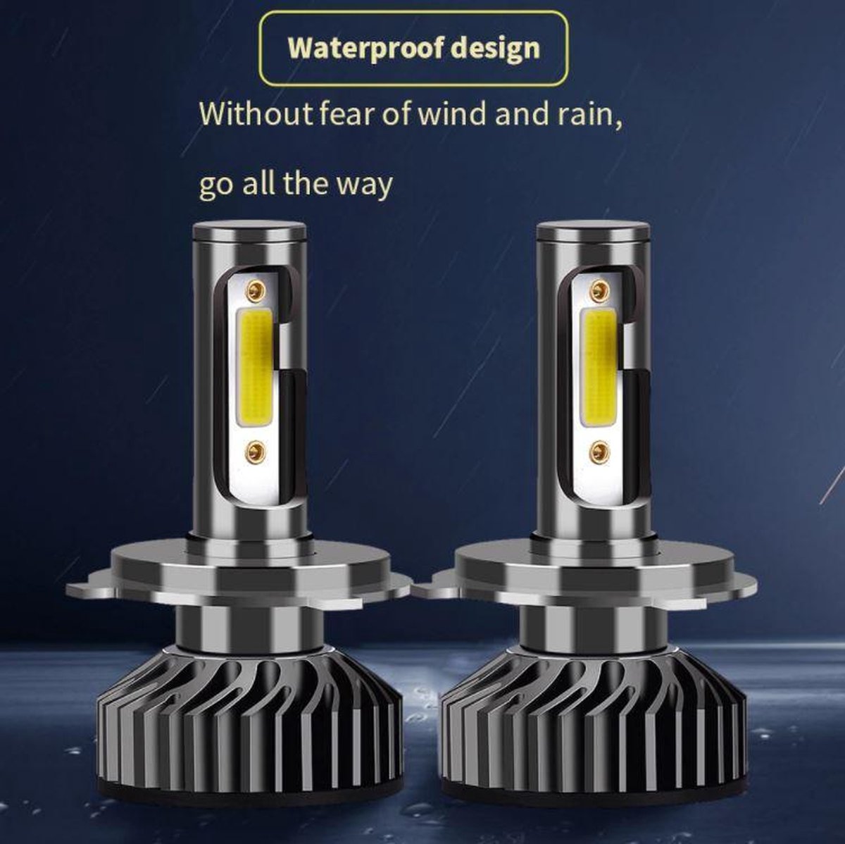 H11 LED lampen (set 2 stuks) incl CANbus EMC CHip 14000 Lumen 6500k Super-bright Wit 72 Watt Motor / Auto / Scooter / Dimlicht / Grootlicht /  Lamp / Autolamp / Autolampen / Car LightKoplampen LED Chipset COB