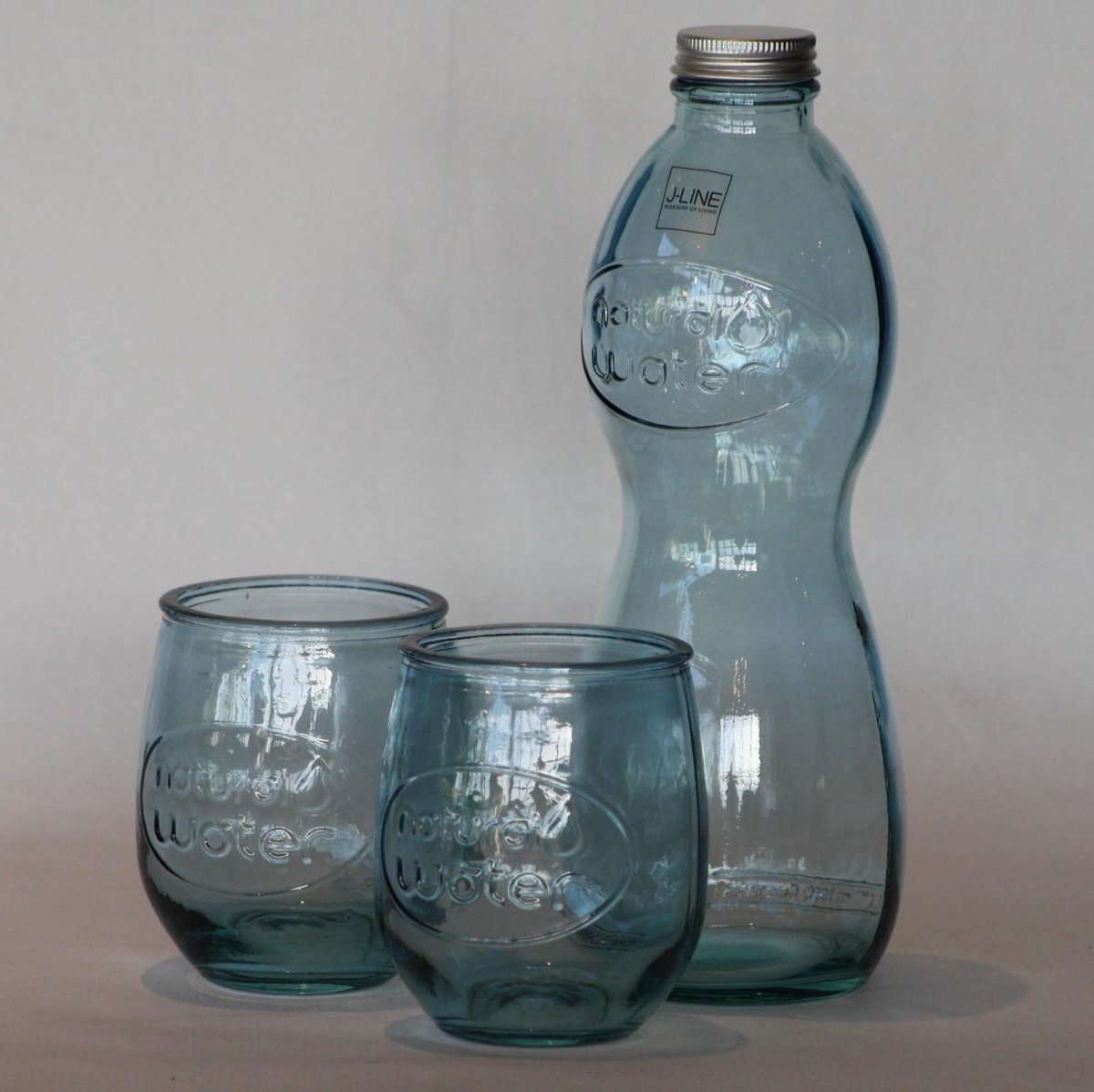 J-Line | Fles + 2 glazen | In cadeau doos