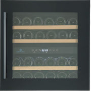 CaveCool Morion Dravite - Inbouw Wijnkoelkast - Nismaat 60x60 -36 flessen - 2 zones - Zwart
