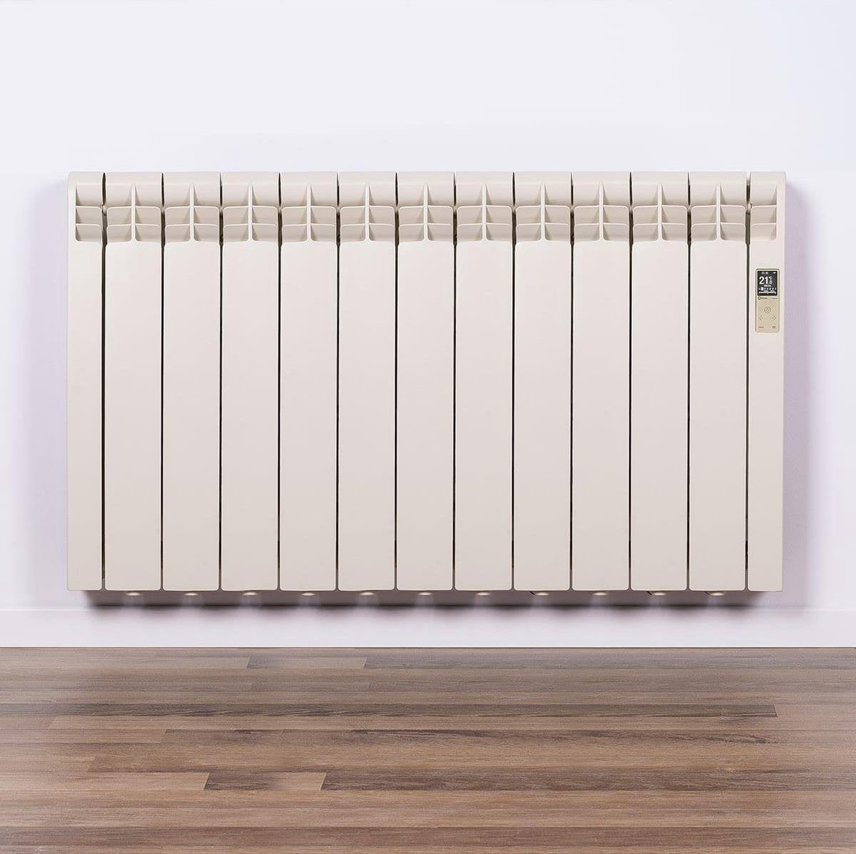 Elektrische Radiator Wifi Oyster White (RAL) - Smartcontrol via app - Energiebesparende functies - Laag verbruik - Realtime consumptie - 11 elementen - 1210 W - Zuinigste Radiator
