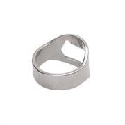Bieropener Ring - Verschillende kleuren | Kleur: Zilver