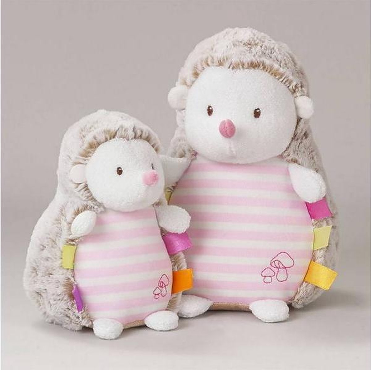 Egel - Knuffel - 21 cm - Roze