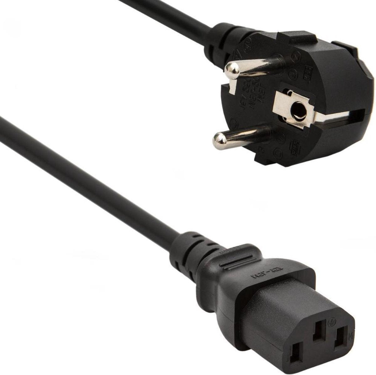 Allteq - C13 apparaatsnoer - 16A - 10 meter - Zwart