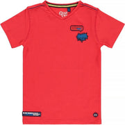 Quapi T-shirt Ahmed flame red - maat 146/152