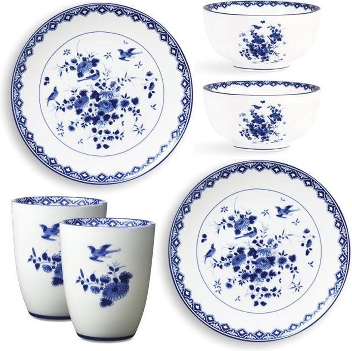 Serviesset - Rijksmuseum - bordenset - mokken - schaaltjes - Delfts - Delfts blauw - servies - geschenkset