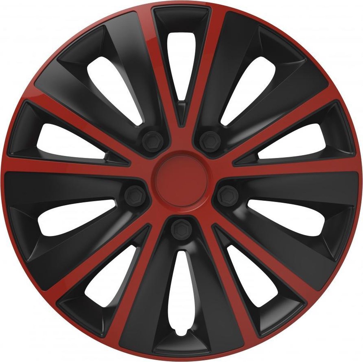 Versaco Rapide - Wieldoppen - Rood/Zwart -14 inch - 4 stuks