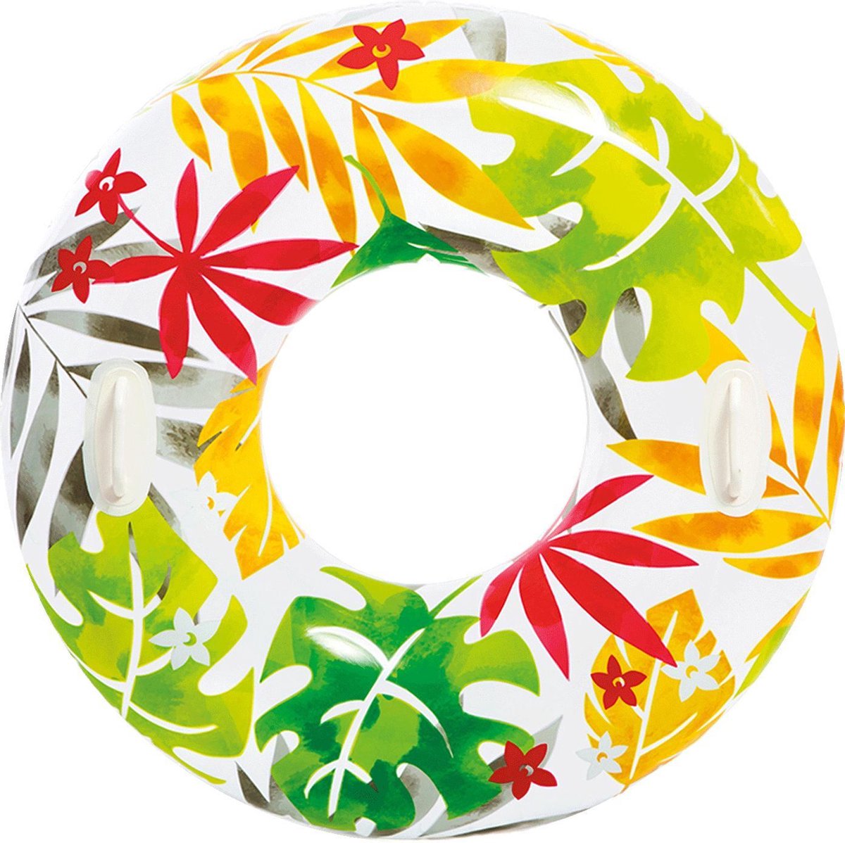 Opblaas zwemband Lush Tropical Tubes | bladeren