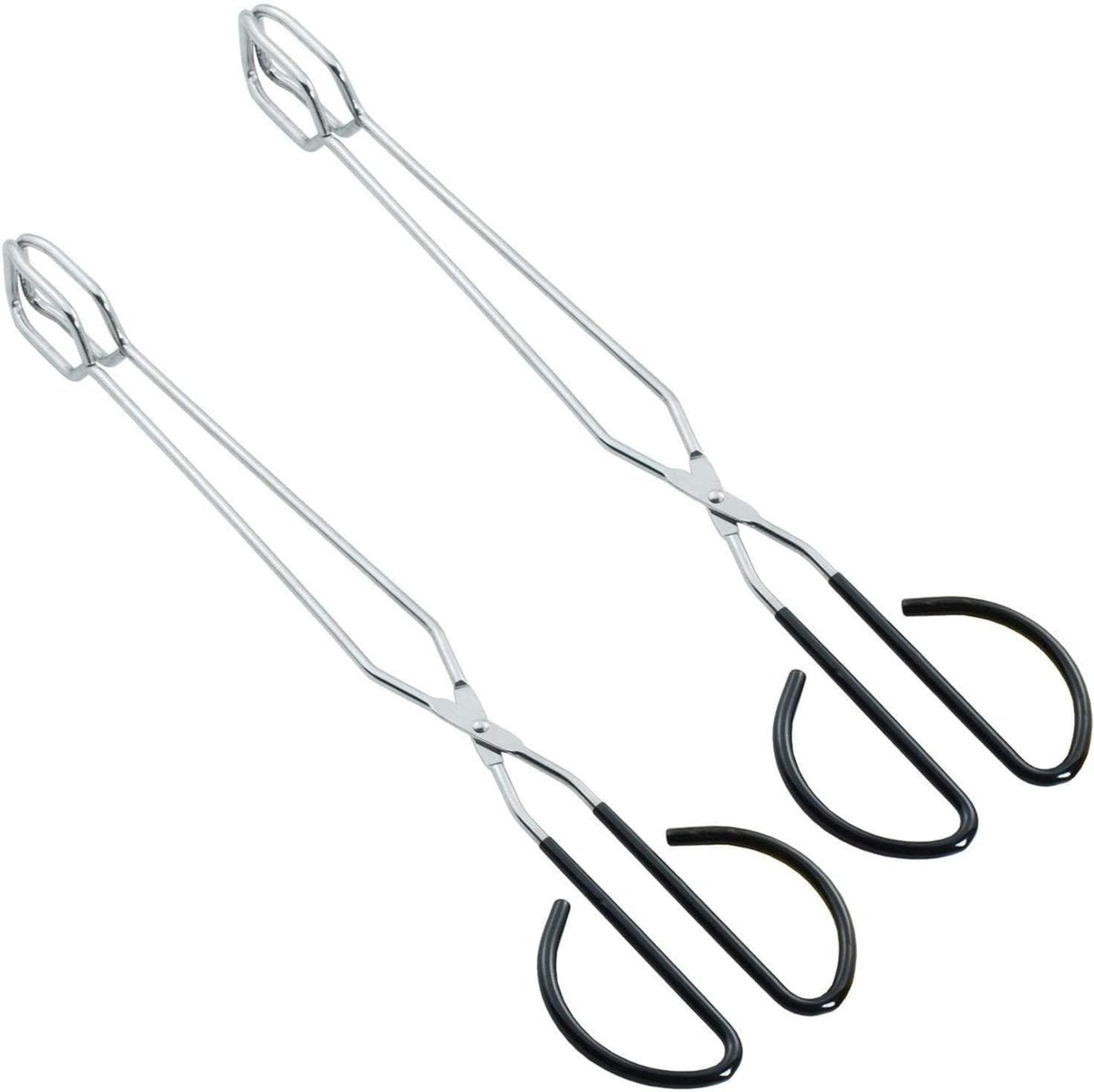 Doodadeals® | BBQ tang | Barbecue Tang Zwart | Keukentang | 41 cm lang