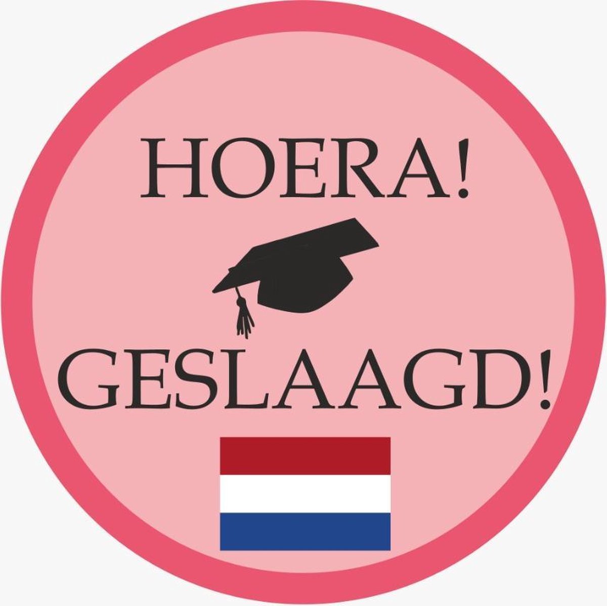 Hoera geslaagd - raamsticker geslaagd - einde schooljaar 2021 - examens - raamsticker groot - sticker geslaagd