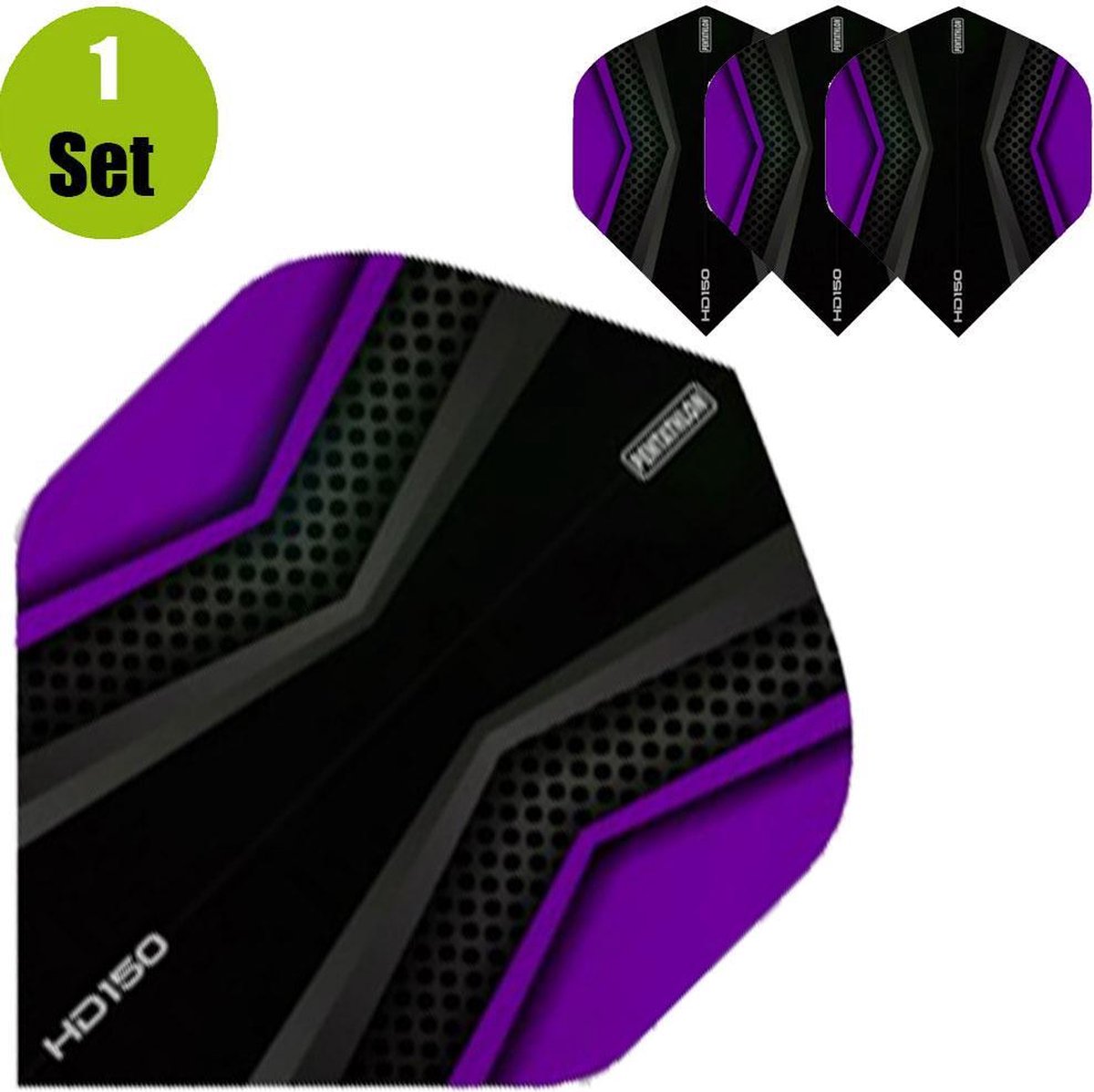 Pentathlon HD150 Dart Flights - Paars- ()