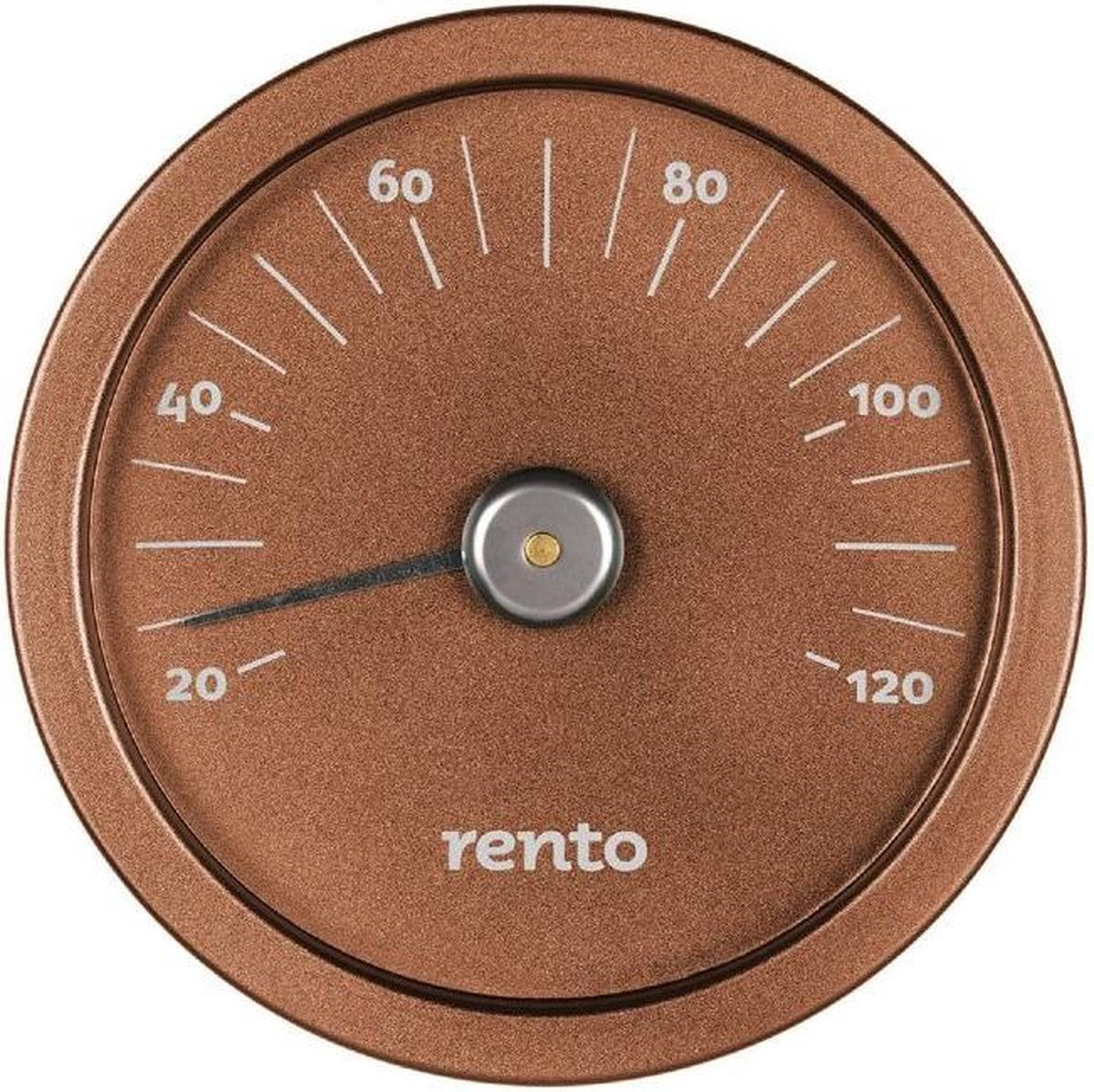 Rento Aluminium Thermometer koper bruin