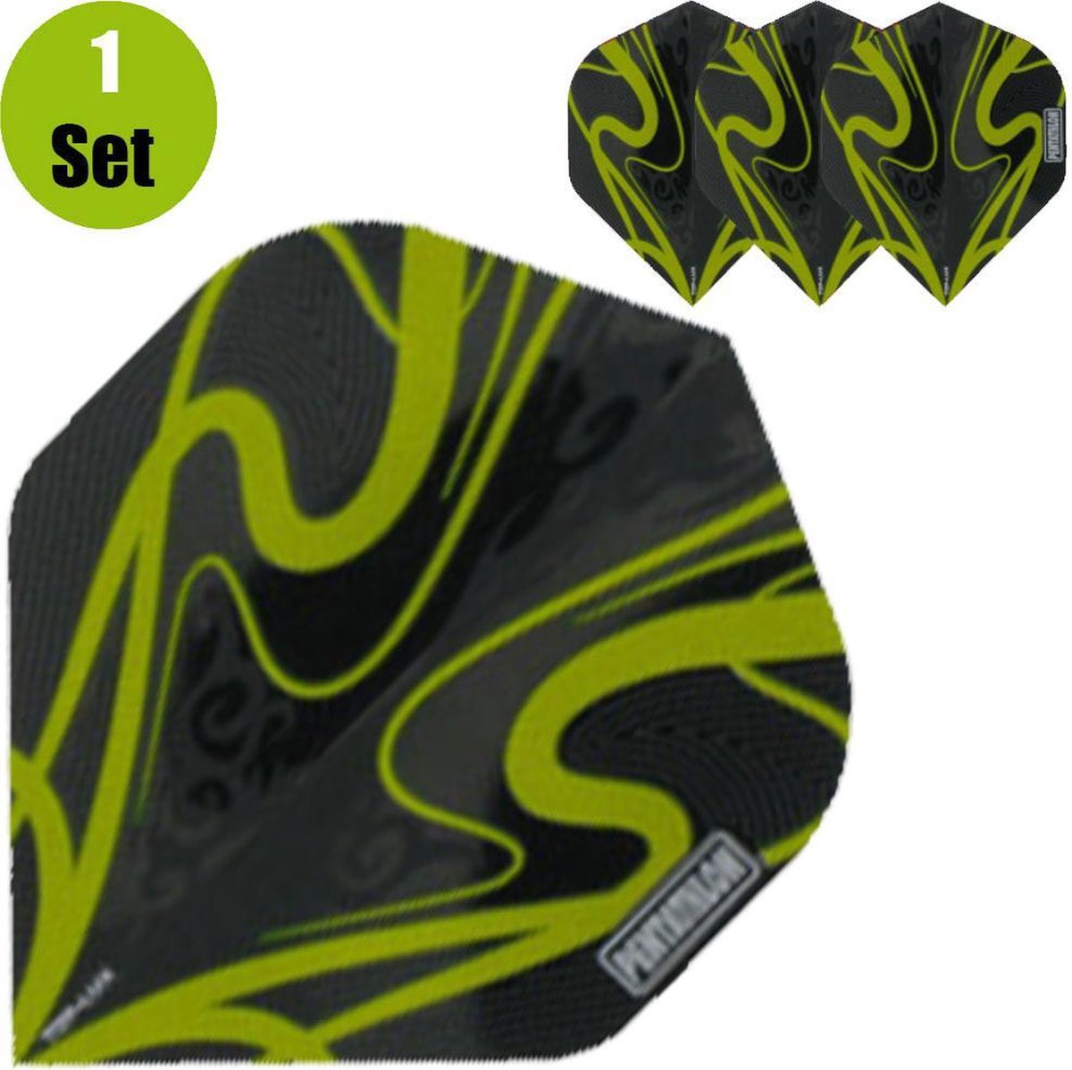 Pentathlon TDP Lux Dartflights - Geel- ()