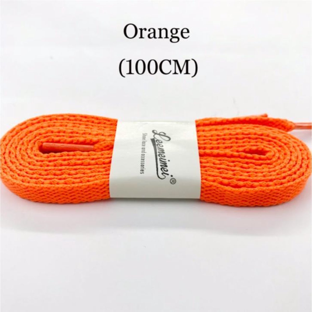 ProductGoods - 2 Paar Mooie schoenveters | 100 cm | Oranje | Schoenveter