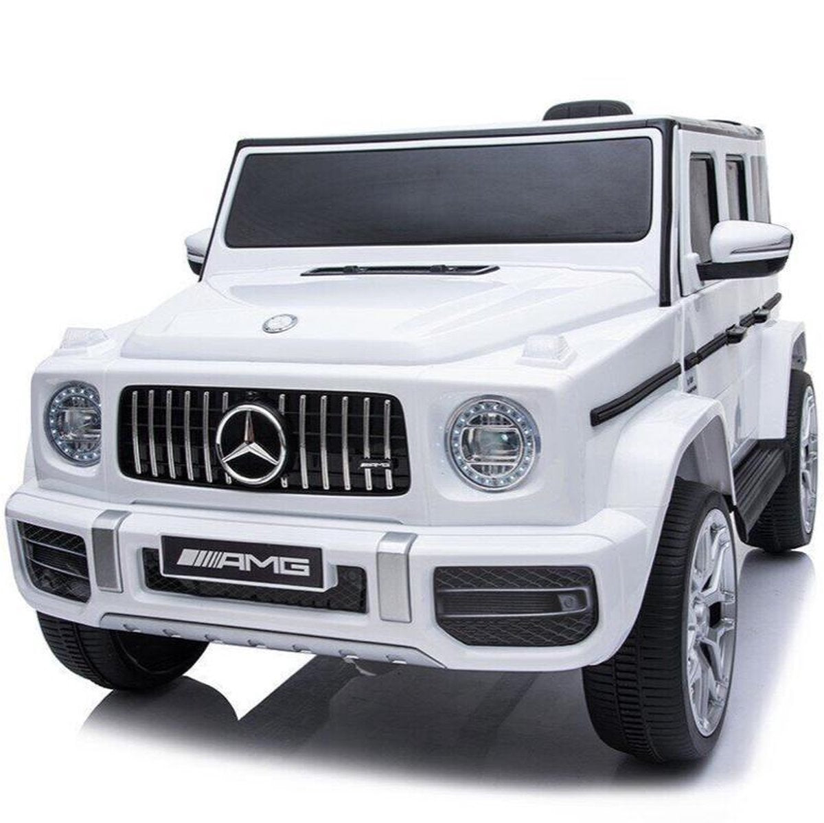 Mercedes-Benz G63 AMG 12V Accu auto Elektrische Kinderauto met Lerenzitje