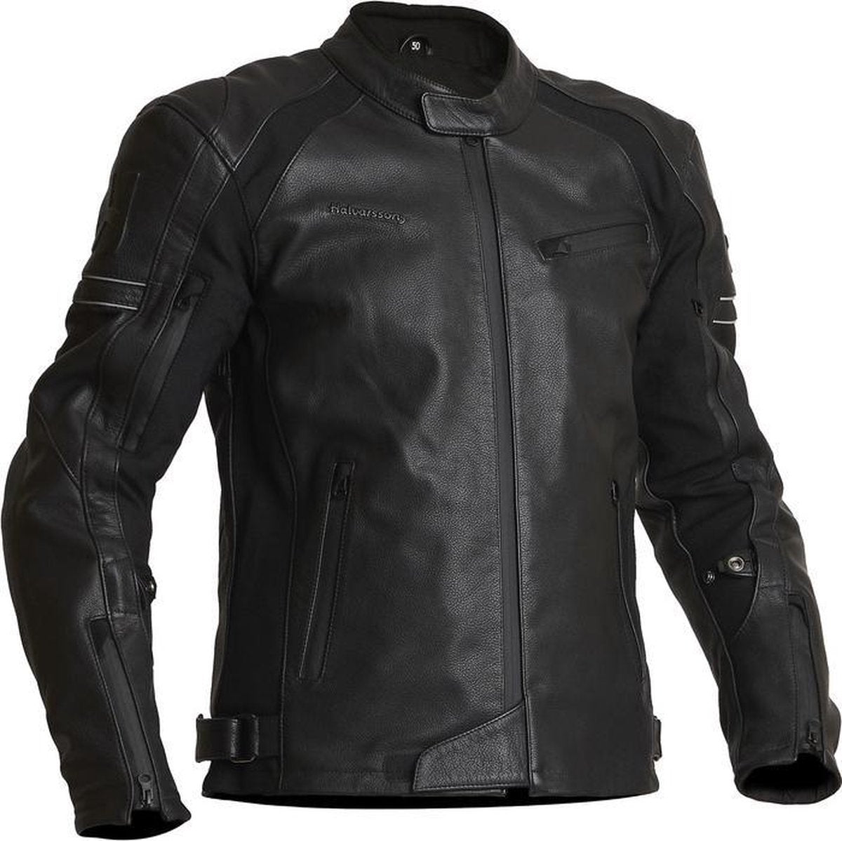 Halvarssons leren motorjack Selja zwart 64