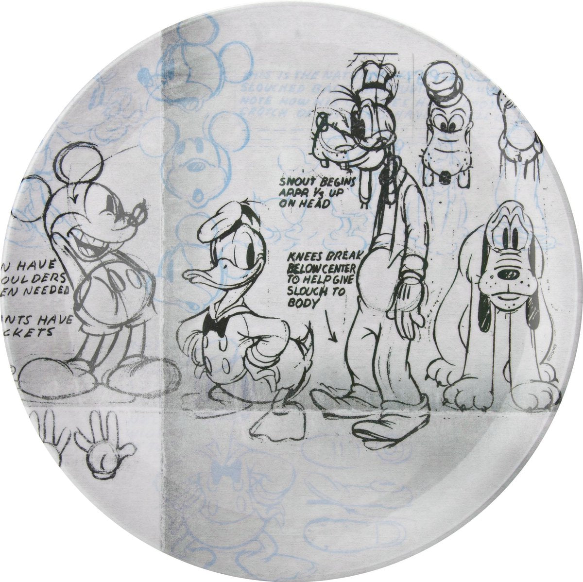 Zak!Designs Disney Classic Gang Dinerbord - 21.5 cm - 6 stuks